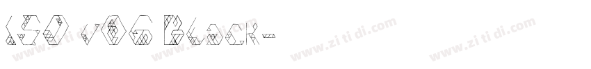 ISO v06 Black字体转换